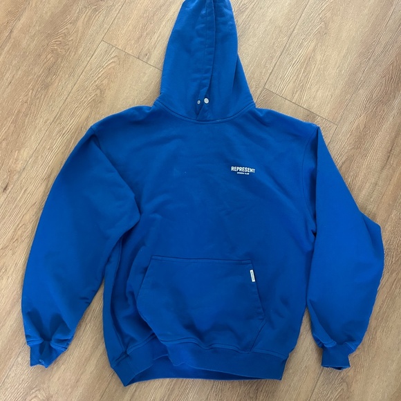 Represent cobalt blue Hoodie - Picture 3 of 4